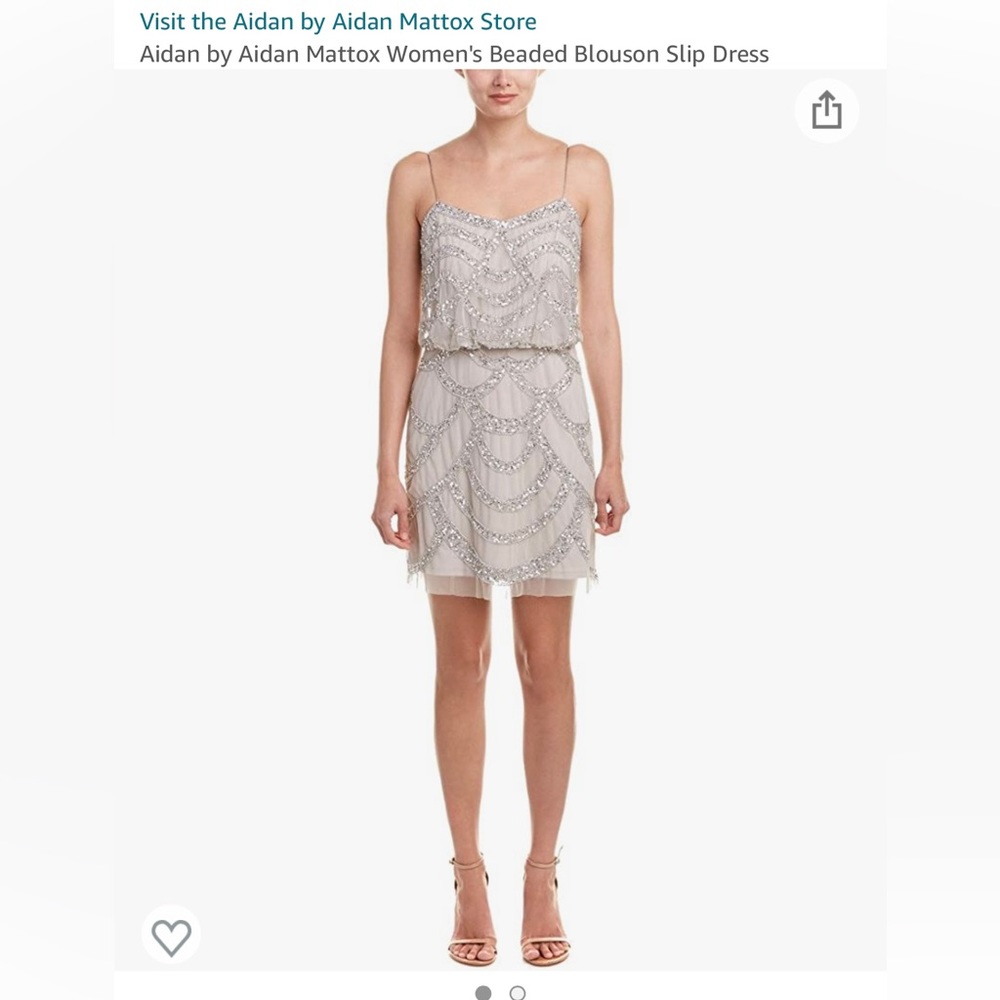 Aidan Mattox  beaded/sequin cocktail dress.